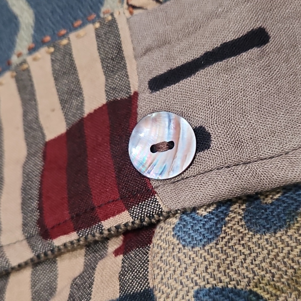 Unique Reversible Unisex Patchwork Enbroidered Bo… - image 5